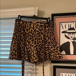 Leopard Print Skirt